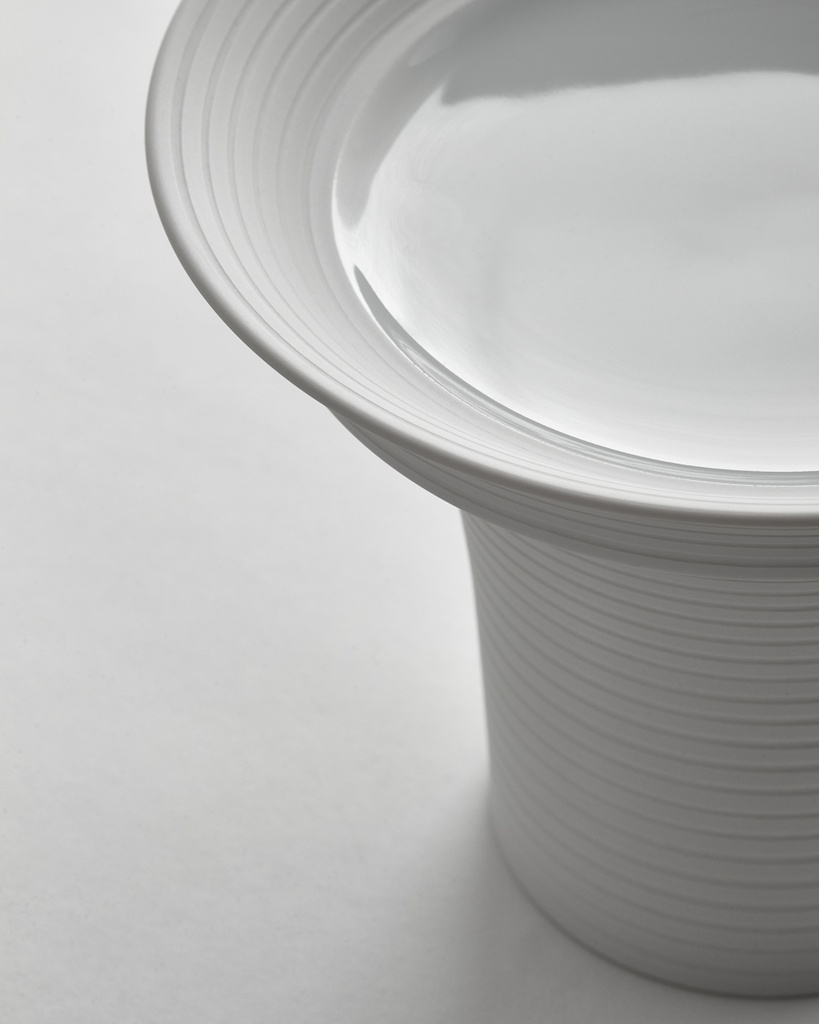 Flache Fußschale, groß