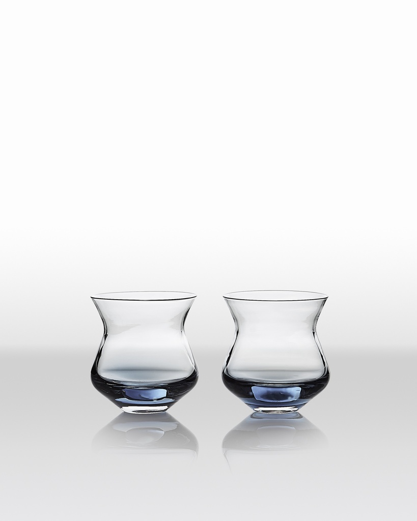 water glass Midnight Blue 2x