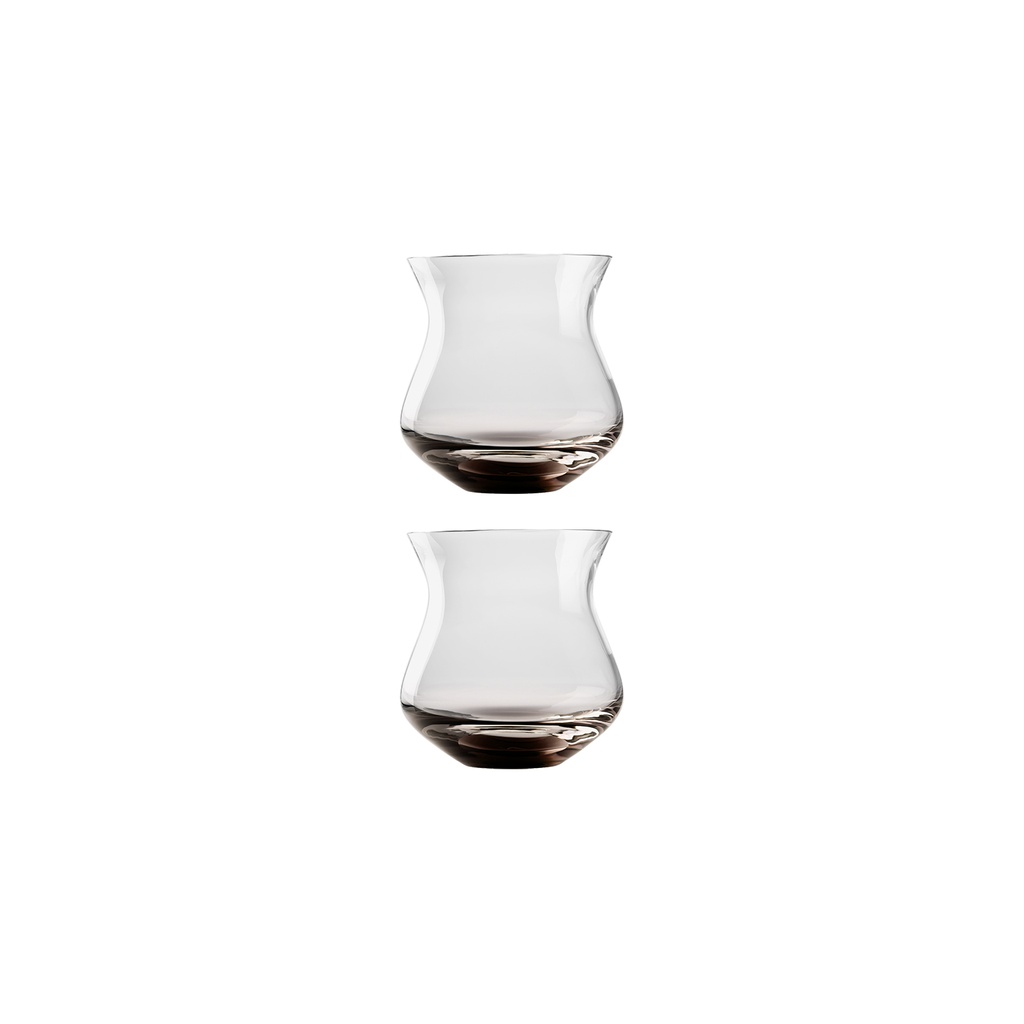 Wasserglas Smoky Brown 2x