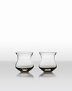 Water Glass Smoky Brown 2x