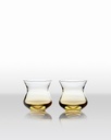 Water Glass Amber 2x