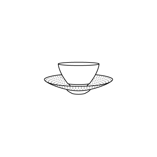 Tea Bowl & Saucer Ø185