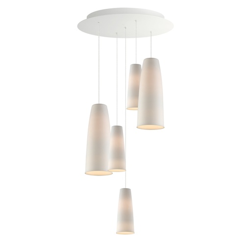 [SM30005WT] Stream 5-Light LED Pendant (Velvet)