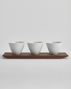 Set of 3 Amuse-Bouche Dishes on Tray