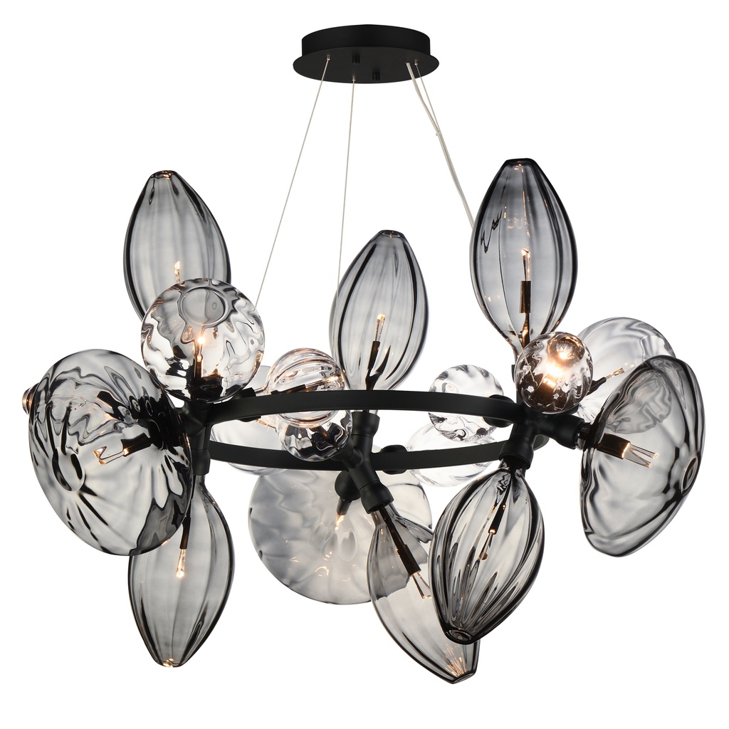 Ray Dance 18-Light 3 Cluster LED Pendant