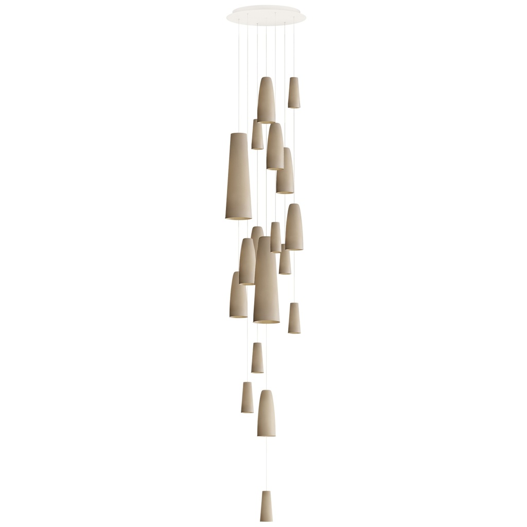 [SM30018WT] Stream 18-Light LED Chain Pendant