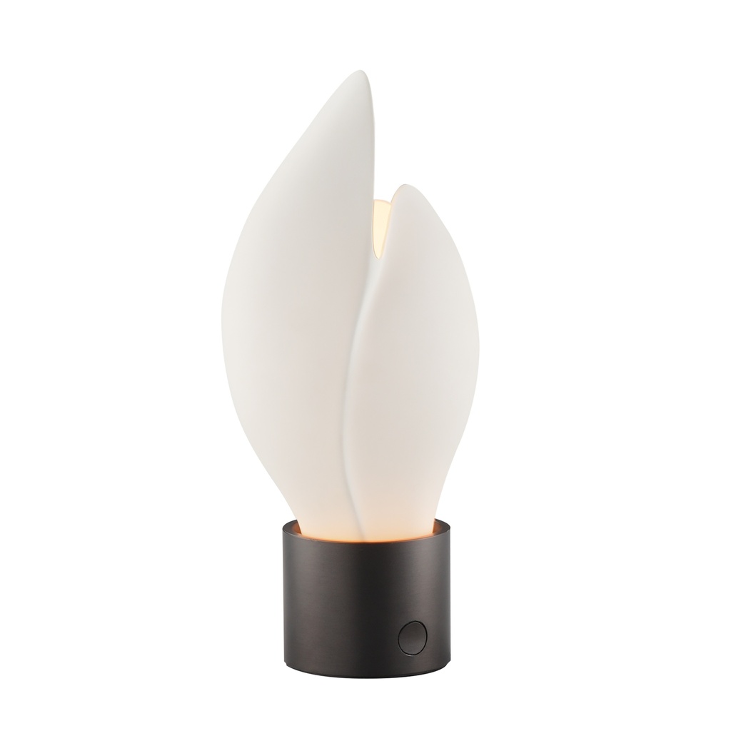 Burgeon Tischleuchte Gunmetal
